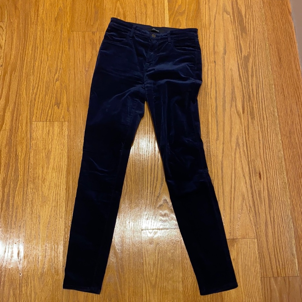 J Brand Velvet Skinny Pants